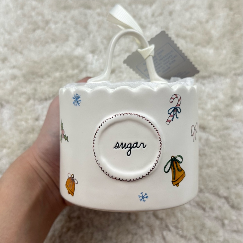 Rae Dunn Christmas Sugar Canister